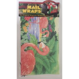 Magnet Works Magnetic Mailbox Cover - Flamingo Pair - Summer Mailwrap