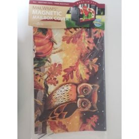Magnet Works Magnetic Mailbox Cover - Owl In Pumpkin Patch Fall Autumn Mailwrap