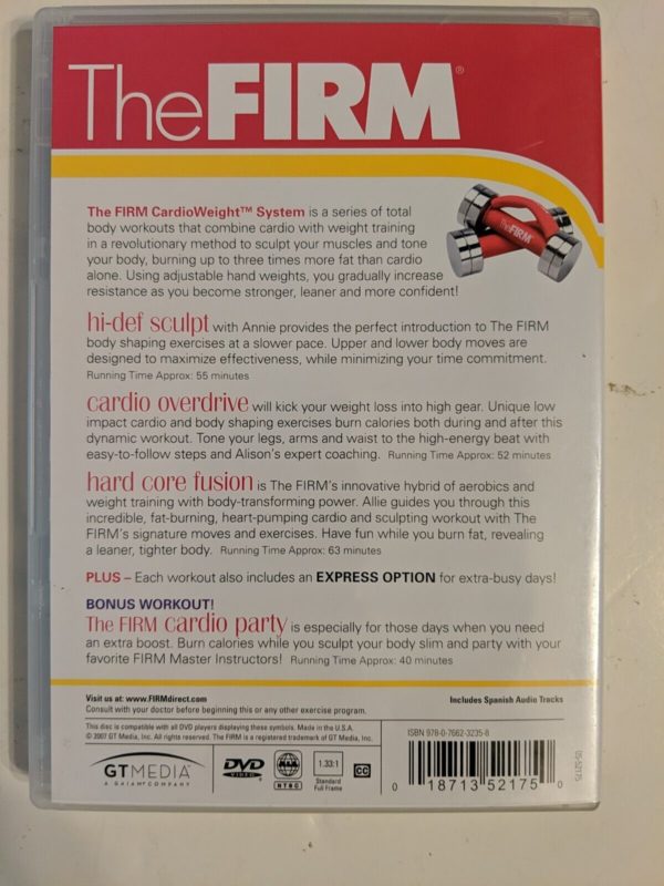 The Firm: Cardio Weight System, 4 DVD Set (DVD)