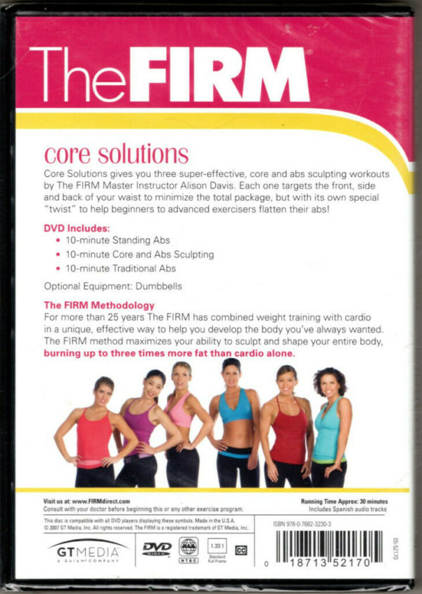 The FIRM Core Solutions DVD with Alison Davis (DVD)