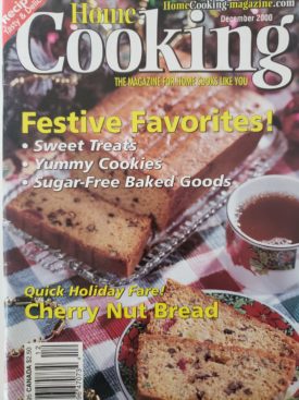 Home Cooking Recipes December 2000 (Home Cooking Magazine) (Small Format Staple Bound Booklet)