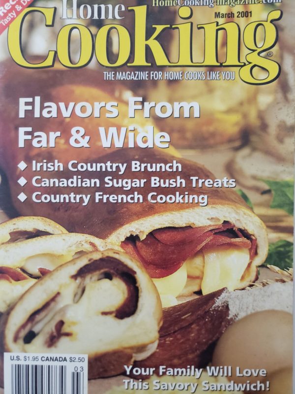 Home Cooking Recipes March 2001 (Home Cooking Magazine) (Small Format Staple Bound Booklet)