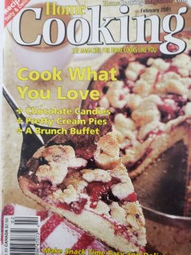 Home Cooking Recipes February 2001 (Home Cooking Magazine) (Small Format Staple Bound Booklet)