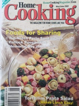 Home Cooking Foods For Sharing May/June 2002 (Home Cooking Magazine) (Small Format Staple Bound Booklet)
