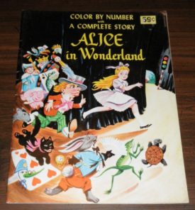 Alice in Wonderland: Color By Number with A Complete Story (Vintage) (Paperback)