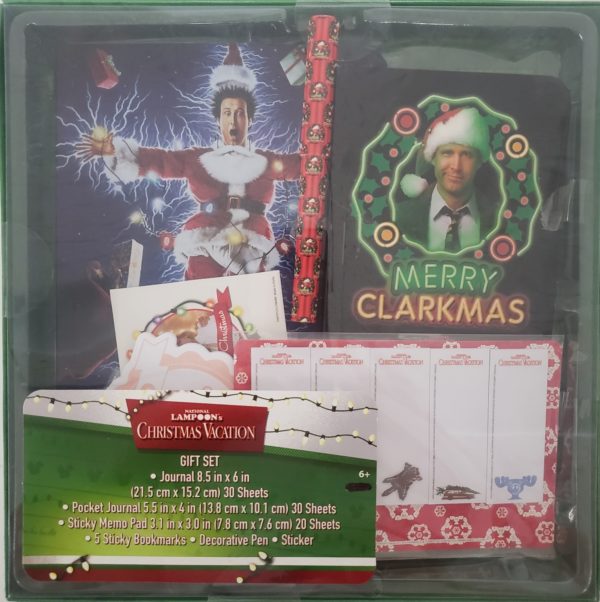 National Lampoon's Christmas Vacation - Christmas Stationary Gift Set Journal Bookmarks Pad Pen Sticker