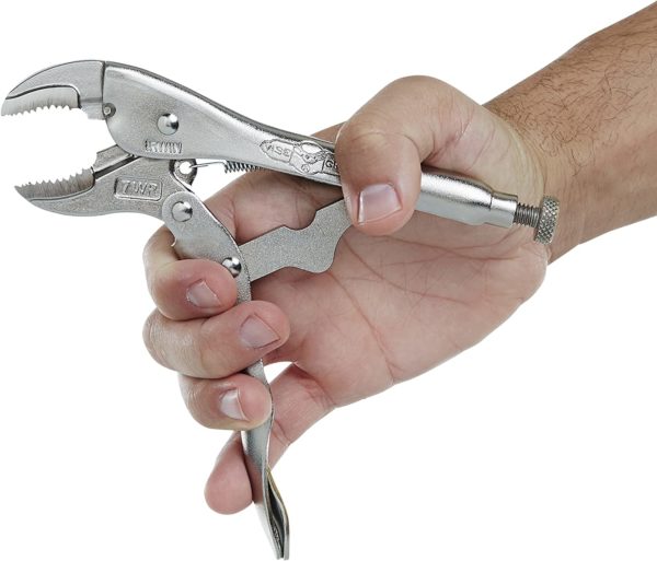 IRWIN VISE-GRIP Original Locking Pliers with Wire Cutter, Curved Jaw, 7-Inch (702L3)