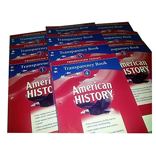McDougal Littell Middle School American History: Transparency Book Units 1-10...