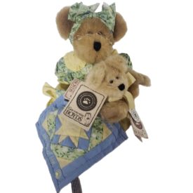 Boyds Bears Longaberger Exclusive Grammy Quiltsbeary 10" With Patches Style #94635LB