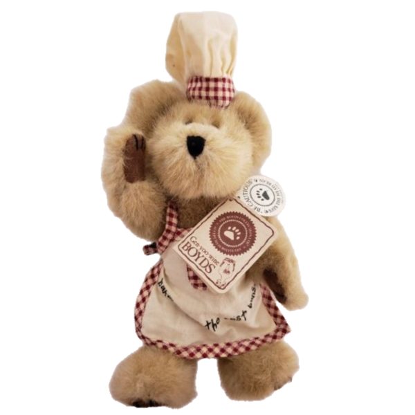 Boyds Bears "Cookie Bearchild" 8" Baker Bear "Bakers Have the Best Buns #903009