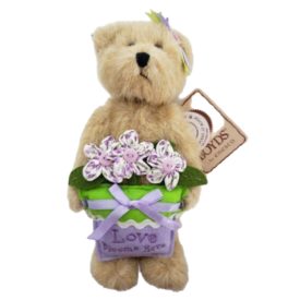 Boyds Bears "Iris Bloomin Beary" 8" Bear Fashion Family #4016983