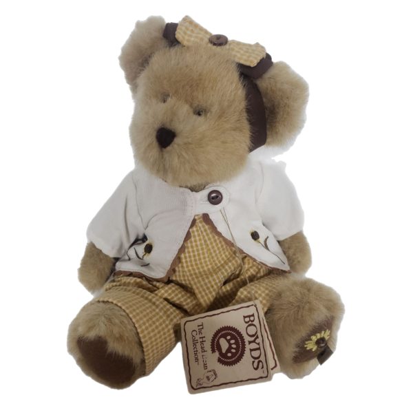 Boyds Bears "Meadow T. Bearybloom" 12" Bear Head Bean Collection Style # 904501