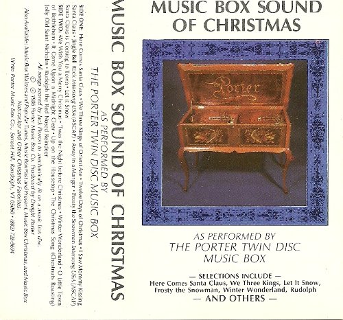 Music Box Sound of Christmas Porter Twin Disc Music Box (Cassette)