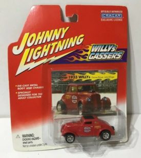 Johnny Lightning 1933 Willy's Gassers Hot Rod Red 1:64 Diecast Collectible Klinger