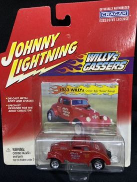 Johnny Lightning Willy's Gassers Hot Rod Red 1:64 Diecast Collectible Owner Bob bones Balogh