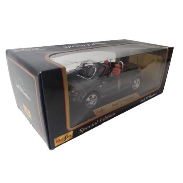 Maisto Special Edition 1:18 Audi TT Roadster Convertible Gray On Red