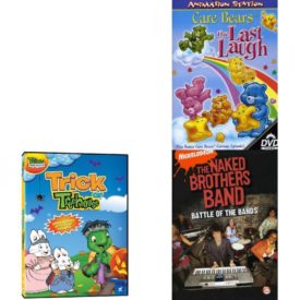 DVD Children's Movies 4 Pack Fun Gift Bundle: , Care Bears: Last Laugh, Trick Or Treehouse, The Naked Brothers Band: Battle of the Bands