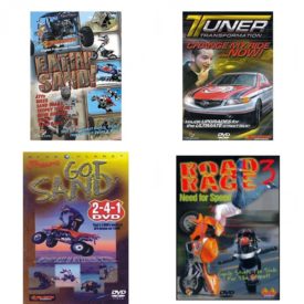 Auto, Truck & Cycle Extreme Stunts & Crashes 4 Pack Fun Gift DVD Bundle: Eatin Sand!  Tuner Transformation: Change My Ride Now  Got Sand? by Blue Planet  Road Rage Vol. 3 -  Need for Speed