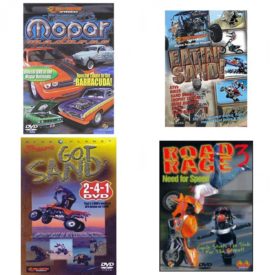 Auto, Truck & Cycle Extreme Stunts & Crashes 4 Pack Fun Gift DVD Bundle: Mopar Madness  Eatin Sand!  Got Sand? by Blue Planet  Road Rage Vol. 3 -  Need for Speed