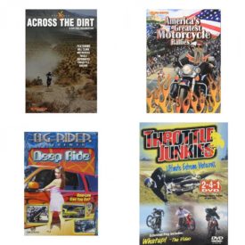 Auto, Truck & Cycle Extreme Stunts & Crashes 4 Pack Fun Gift DVD Bundle: Across the Dirt: A Dirt Bike Documentary  Americas Greatest Motorcycle Rallies  Og Rider: Deep Ride  Throttle Junkies