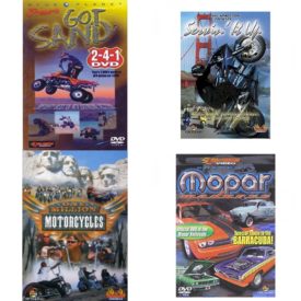 Auto, Truck & Cycle Extreme Stunts & Crashes 4 Pack Fun Gift DVD Bundle: Got Sand? by Blue Planet  Servin It Up  One Million Motorcycles: Sturgis Rally  Mopar Madness