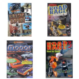 Auto, Truck & Cycle Extreme Stunts & Crashes 4 Pack Fun Gift DVD Bundle: Eatin Sand!  Road Rage: All Boxed Up Vols. 1-3  Mopar Madness  Road Rage Vol. 3 -  Need for Speed