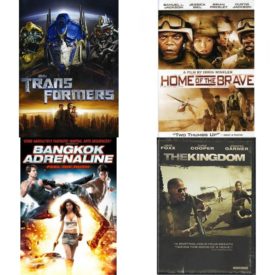 DVD Assorted Movies 4 Pack Fun Gift Bundle: Transformers, Home of the Brave, Bangkok Adrenaline, Fast and the Fearless, Vol. 4