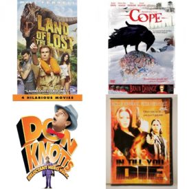 DVD Assorted Movies 4 Pack Fun Gift Bundle: Land of the Lost, Cope, Don Knotts Reluctant Hero, In Till You Die