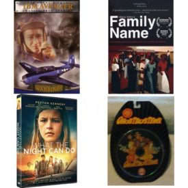 DVD Assorted Movies 4 Pack Fun Gift Bundle: Roaring Glory Warbirds, Vol. 4: Grumman TBM Avenger, Family Name, What The Night Can Do, The Best of Ghostbusters