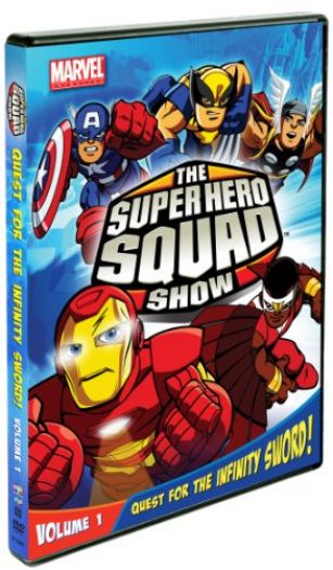 DVD Children's Movies 4 Pack Fun Gift Bundle: Hooked on Phonics: Fun in Motion, Spongebob Movie: Sponge Out of Water, The Legend of Seal Beach, The Super Hero Squad Show, Vol. 1
