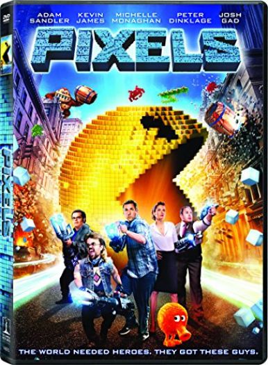 DVD Children's Movies 4 Pack Fun Gift Bundle: Pixels, Batman Unlimited Triple Feature, Adventures in Zambezia, The Tale of Despereaux