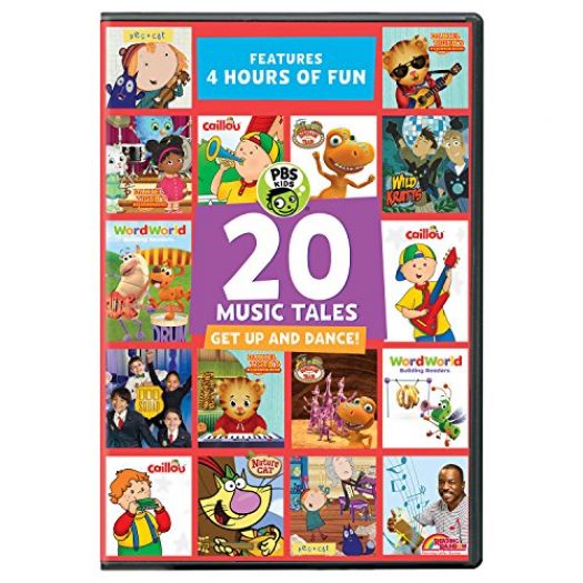 DVD Children's Movies 4 Pack Fun Gift Bundle: PBS KIDS: 20 Music Tales, The Smurfs 2, Adventures in Zambezia, Hooked on Phonics: Fun in Motion