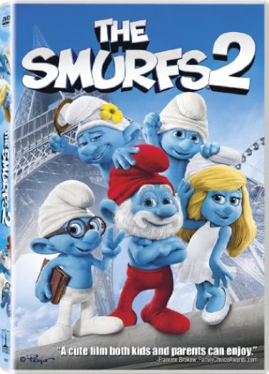 DVD Children's Movies 4 Pack Fun Gift Bundle: Blaze and the Monster Machines: Knight Riders, The Smurfs 2, DC Super Villains Double Feature, Auto-B-Good Special Edition: Pirates of the Parkway