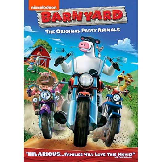 DVD Children's Movies 4 Pack Fun Gift Bundle: The Spongebob Movie Collection, Barnyard, Happy Feet 1 & 2, The Runners