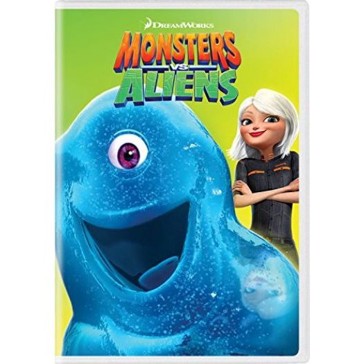 DVD Children's Movies 4 Pack Fun Gift Bundle: Monsters vs. Aliens, Kung Fu Panda, Trolls World Tour, Home Alone 1