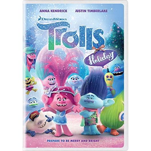 DVD Children's Movies 4 Pack Fun Gift Bundle: Trolls Holiday, Peter Rabbit by Nickelodeon, Piggy Tales - Season 02, Cats & Dogs/Cats & Dogs: The Revenge of Kitty Galore