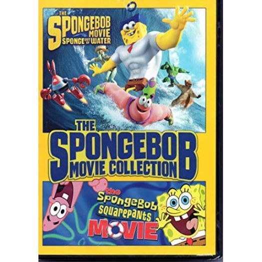 DVD Children's Movies 4 Pack Fun Gift Bundle: The Spongebob Movie Collection, Thomas and Friends - Spills and Chills and Other Thomas Thrills, Hooked on Phonics: Fun in Motion, The Croods