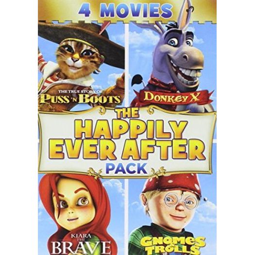DVD Children's Movies 4 Pack Fun Gift Bundle: Where the Red Fern Grows 2, Happily Ever After Quad, the, The Nut Job / The Nut Job 2: Nutty by Nature 2-Movie Collection, The Ant Bully Widescreen Edition