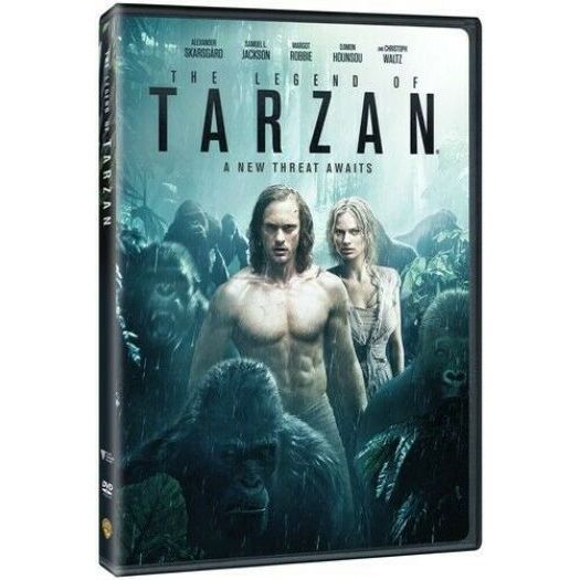 DVD Assorted Movies 4 Pack Fun Gift Bundle: The Legend of Tarzan, Urban Cowboy, The Twilight Saga: New Moon, Eat Pray Love