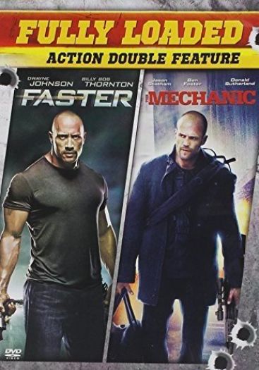 DVD Assorted Movies 4 Pack Fun Gift Bundle: 2 Movies: Faster, The Mechanic, Vantage Point, Open Window, Gardens of the Night