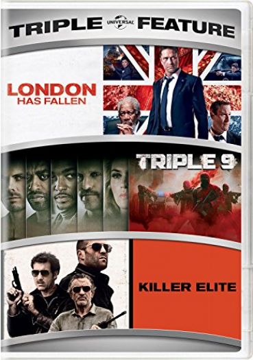 DVD Assorted Multi-Feature Movies 4 Pack Fun Gift Bundle: 5 Movies: Wesley Snipes Collection    4 Movies: Tim Burton Collection  3 Movies: London Has Fallen / Triple 9 / Killer Elite   3 Movies: Friday 1-3 Collection