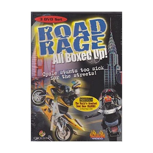 Auto, Truck & Cycle Extreme Stunts & Crashes 4 Pack Fun Gift DVD Bundle: Americas Greatest Motorcycle Rallies  Road Rage: All Boxed Up Vols. 1-3  Throttle Junkies  Across the Dirt: A Dirt Bike Documentary