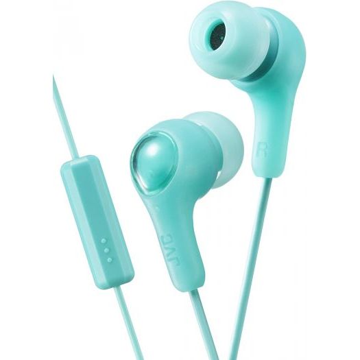 Jvc Gumy Plus Earphones W Remote And In Line Microphone Noise Isolation Mint Green Nokomis 9738