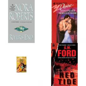 Assorted Novels Paperback Book Bundle (4 Pack): Rivers End Mass Market Paperback, The Best Is Yet To Come Silhoutte Desire Paperback, The Other Mother Silhoutte Special Edition Paperback, Red Tide Mass Market Paperback