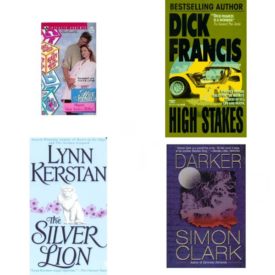 Assorted Novels Paperback Book Bundle (4 Pack): Happy New Year - Baby!- Intimate Moments #686 Paperback, High Stakes Mass Market Paperback, The Silver Lion Mass Market Paperback, Darker by Clark, Simon 2002 Mass Market Paperback