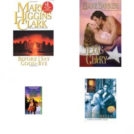 Assorted Romance Paperback Book Bundle (4 Pack): Before I Say Good-Bye Mass Market Paperback, Texas Glory by Elaine Barbieri 2004-09-02 Mass Market Paperback, An Old-Fashioned Southern Christmas Mass Market Paperback, Caitlins Guardian Angel Dangerous to Love USA / Safe Haven / Silhouette Intimate, No. 661 Mass Market Paperback