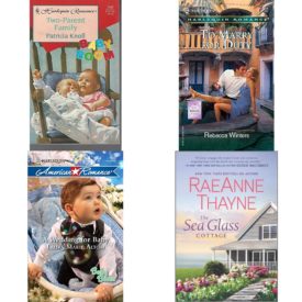 Assorted Harlequin Romance Paperback Book Bundle (4 Pack): Two-Parent Family Paperback, To Marry for Duty: The Husband Fund Harlequin Romance Mass Market Paperback, A Wedding for Baby Baby Boom #1276 Mass Market Paperback, The Sea Glass Cottage: A Novel Hqn Mass Market Paperback