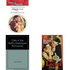 Assorted Harlequin Romance Paperback Book Bundle (4 Pack): The Sheikhs Secret Son: A passionate story of scandalous romance Secret Heirs of Billionaires Mass Market Paperback, Gypsy Mass Market Paperback, Cats in the Belfry Mass Market Paperback, The Locket Harlequin Superromance No. 621 Mass Market Paperback