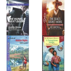 Assorted Harlequin Romance Paperback Book Bundle (4 Pack): The Hunk Next Door The Specialists Mass Market Paperback, The SEALs Secret Heirs Texas Cattlemans Club: Lies and Lullabies Mass Market Paperback, Alaskan Nights Mass Market Paperback, Dangerous Magic Hitched! Paperback