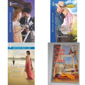 Assorted Harlequin Romance Paperback Book Bundle (4 Pack): Finding His Lone Star Love Harlequin Special Edition Mass Market Paperback, A Conard County Baby Conard County: The Next Generation by Rachel Lee 2015-02-17 Mass Market Paperback, Date with Destiny Mass Market Paperback, Lively Form Of Death Mass Market Paperback